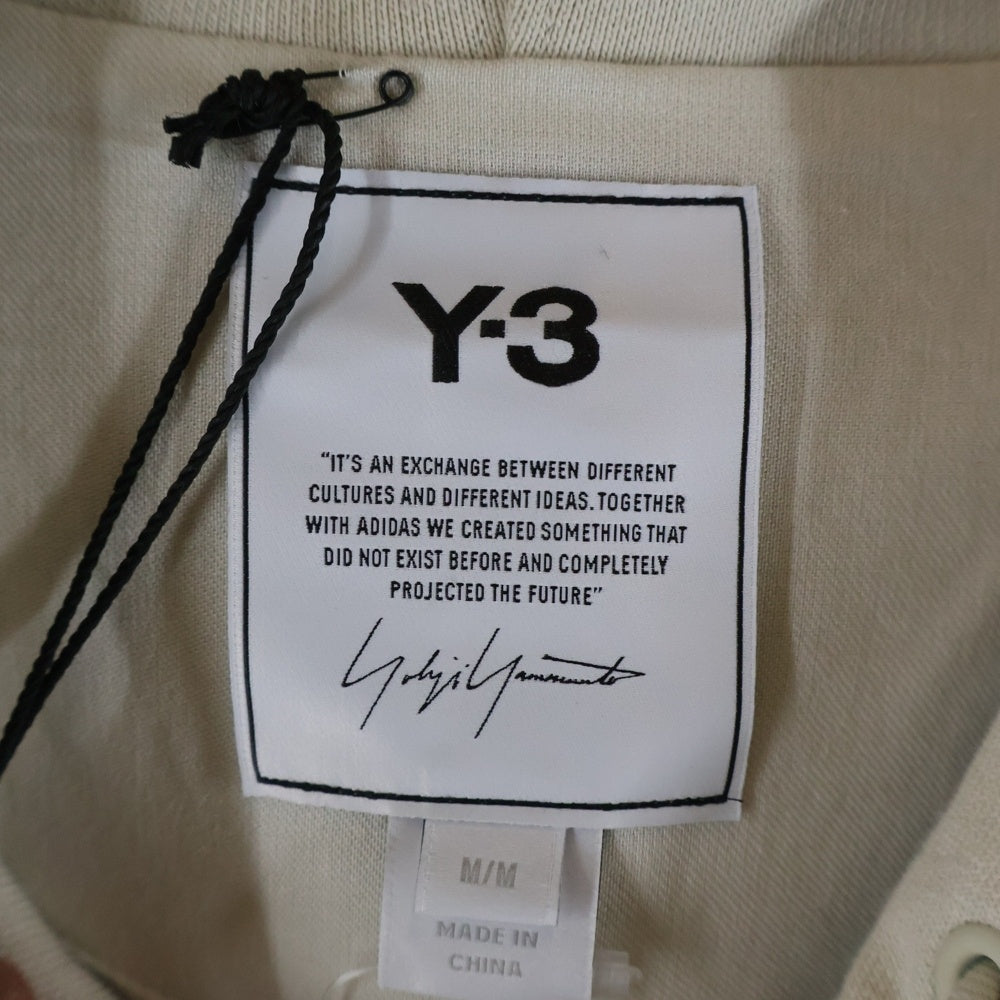Y-3(ワイスリー) CLASSIC CHEST LOGO HOODIE クラシック ロゴ プルオーバーパーカー ベージュ GK4493