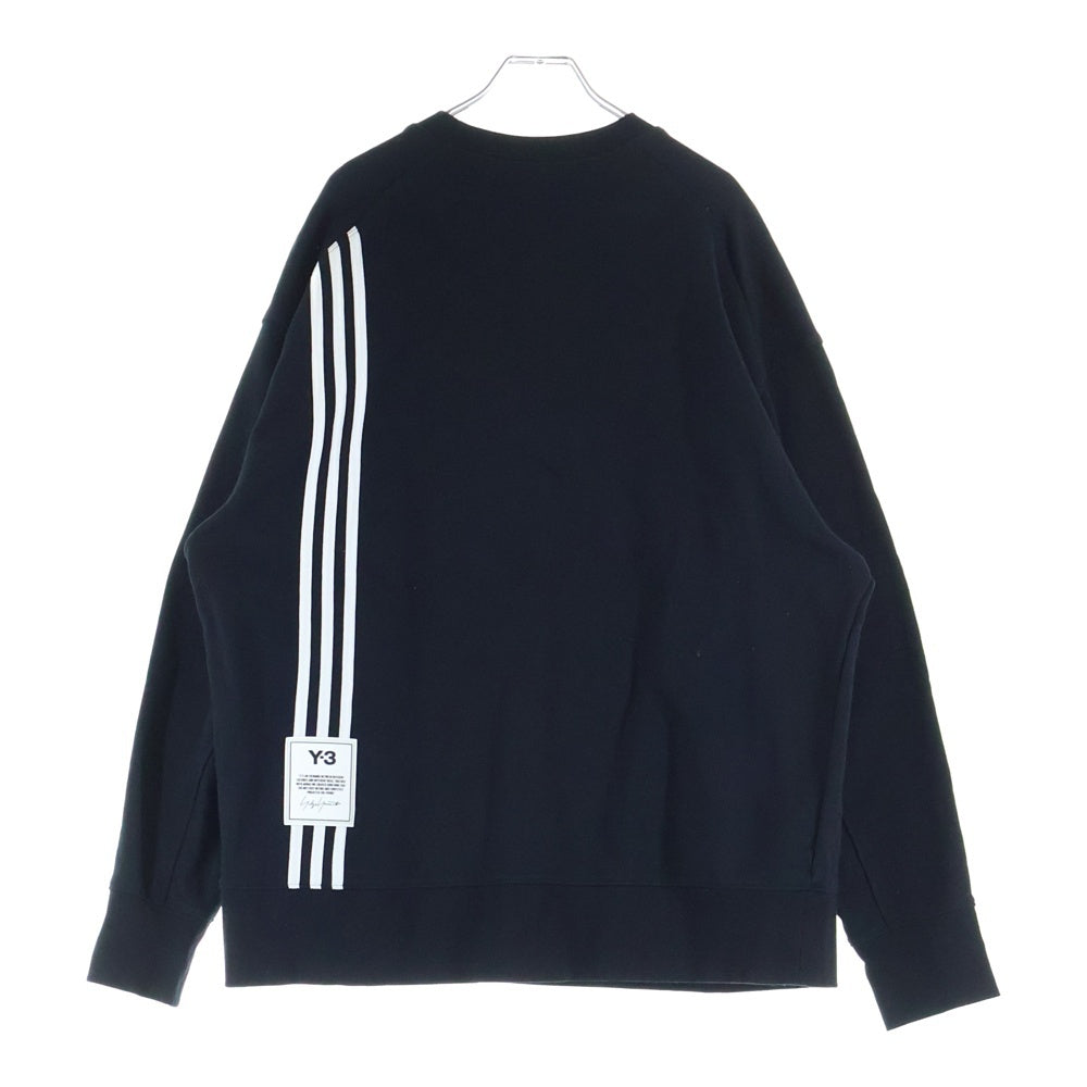 Y-3(ワイスリー) TERRY CREW SWEATSHIRT テリークルーネックスウェットトレーナー H16333 ブラック