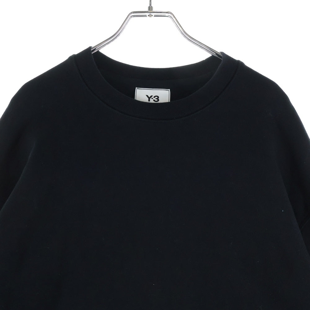 Y-3(ワイスリー) TERRY CREW SWEATSHIRT テリークルーネックスウェットトレーナー H16333 ブラック