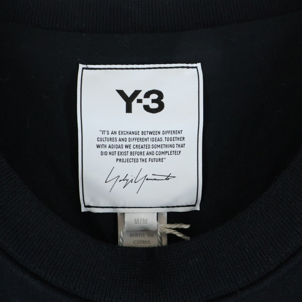 Y-3(ワイスリー) TERRY CREW SWEATSHIRT テリークルーネックスウェットトレーナー H16333 ブラック