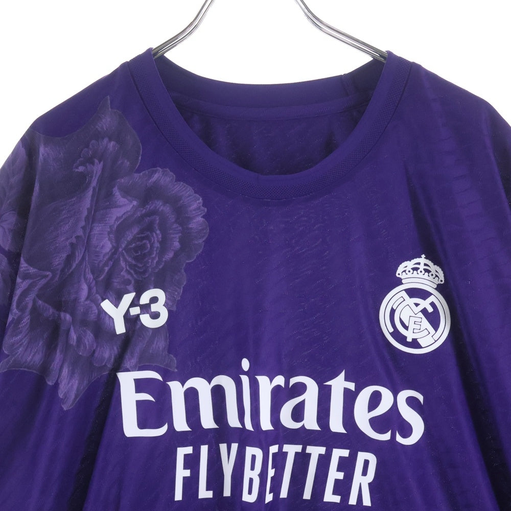 Y-3(ワイスリー) ×REAL MADRID 23-24 JERSE ユニフォーム ゲームシャツ IU0035 パープル