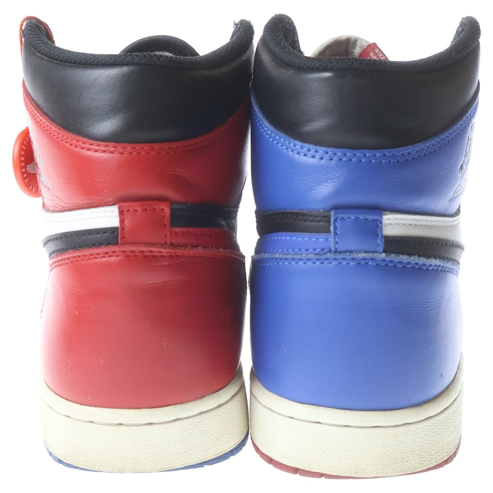 NIKE(ナイキ) AIR JORDAN 1 RETRO HIGH OG TOP 3 555088‐026 エアジョーダン1 トップ ハイカットスニーカー ブラック/レッド/ブルー US10/28.0cm