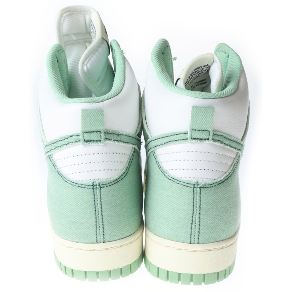 NIKE(ナイキ) WMNS DUNK HIGH 1985 Enamel Green DV1143-300 ウィメンズ ダンク ハイカットスニーカー エナメル グリーン/ホワイト US12/29.0cm レディース