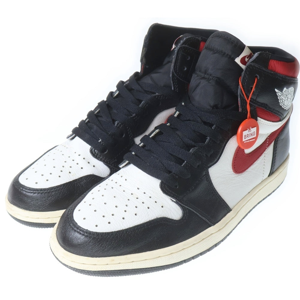 NIKE(ナイキ) 【観賞用】AIR JORDAN 1 RETRO HIGH OG GYM RED 555088-061 エアジョーダン1 ジムレッド ハイカットスニーカー ブラック/レッド/ホワイト US11/29.0cm