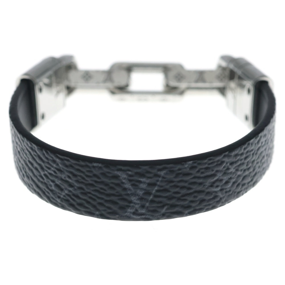 LOUIS VUITTON(ルイヴィトン) LVリンクス モノグラムブレスレット M8405D ブラック/シルバー