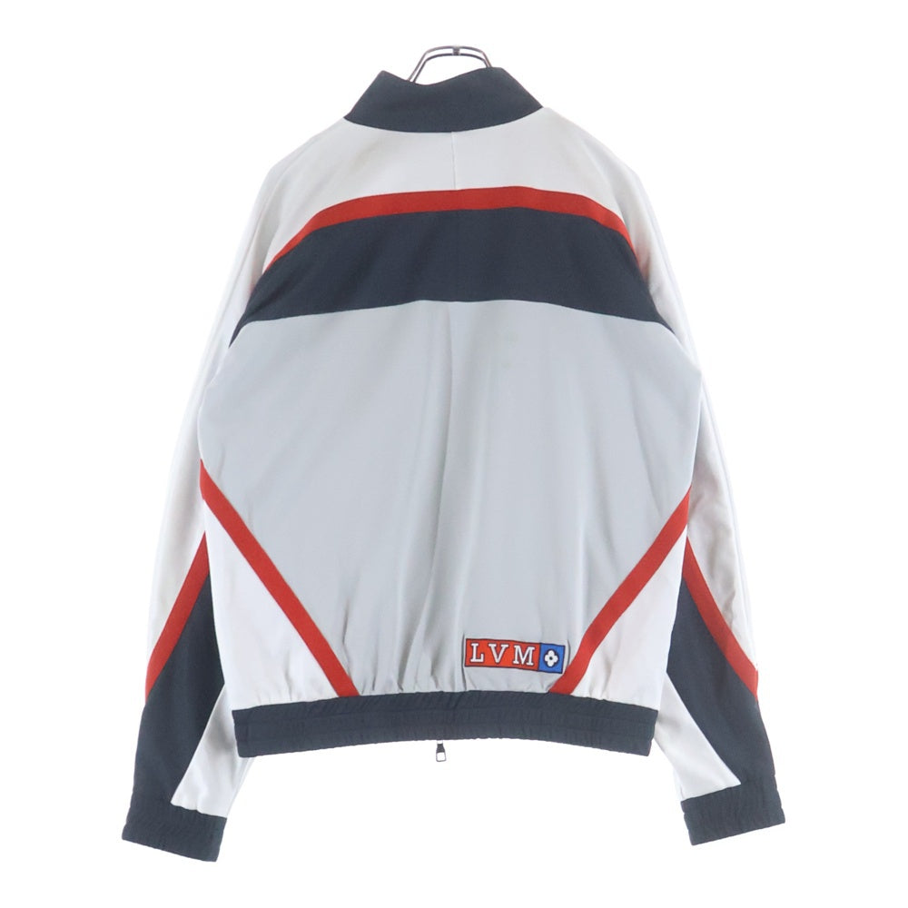 LOUIS VUITTON(ルイヴィトン) 22AW Embellished LV Graphic Hockey Track Jacket RM222 J67 HNY86W エンベリッシュド LVグラフィックホッケートラックジャケット ホワイト