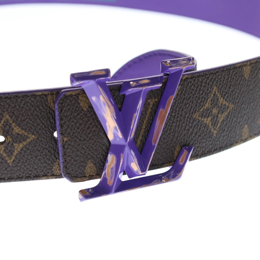LOUIS VUITTON(ルイヴィトン) サンチュールLVオプティック 40MM モノグラムレザーベルト パープル/ブラウン M0494