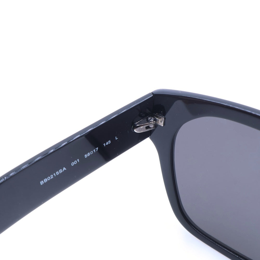 BALENCIAGA(バレンシアガ) ロゴ刻印 スクエアサングラス ブラックレンズ ブラック BB0215SA-001