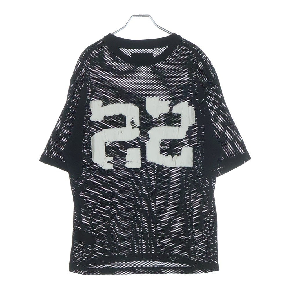 AMIRI(アミリ) 22 MESH ベースボール メッシュシャツ ブラック