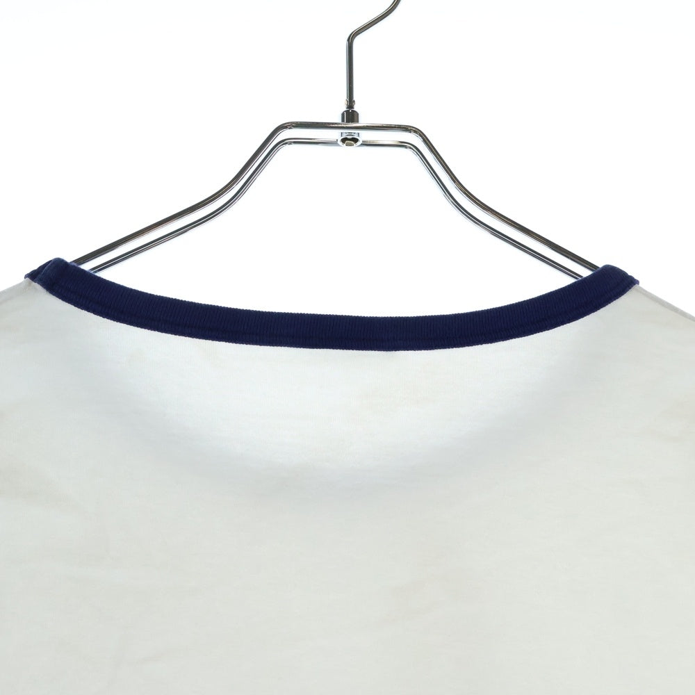 CELINE(セリーヌ) BLASON LOOSE フロントロゴプリント 半袖Tシャツカットソー ホワイト RX00F507Z CAS4 レディース
