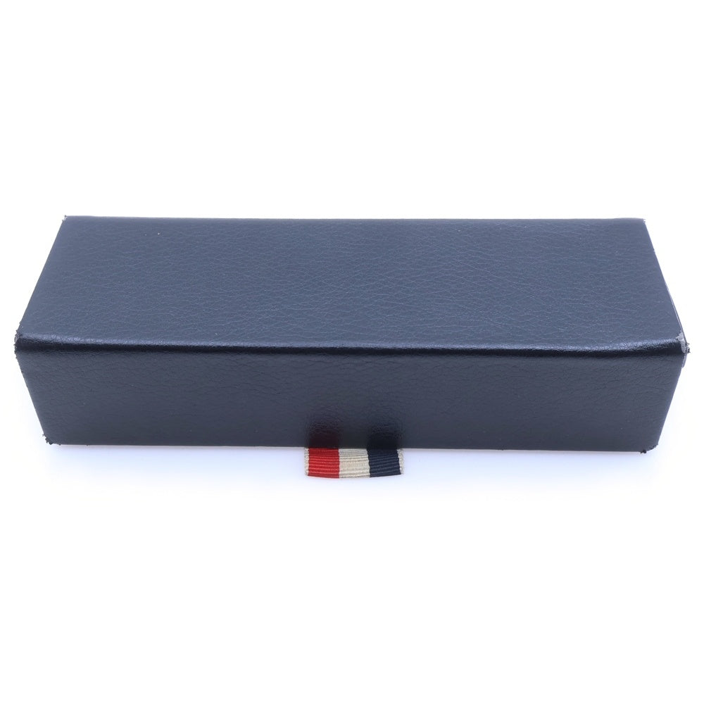 THOM BROWNE(トムブラウン) ラウンド型 クリアサングラス 眼鏡 シルバー