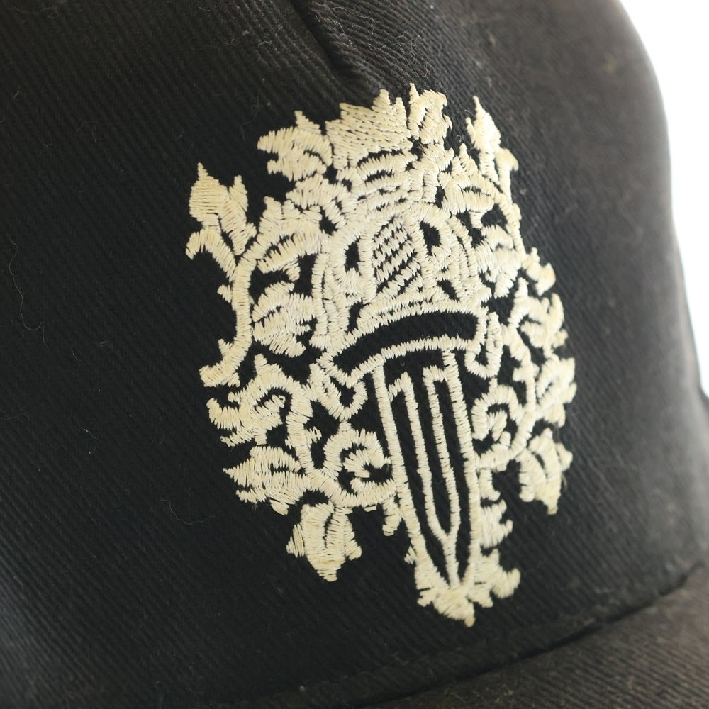 CHROME HEARTS(クロムハーツ) TRUCKER CAP デニムトラッカー ヴァインダガー刺繍 キャップ 帽子 ブラック