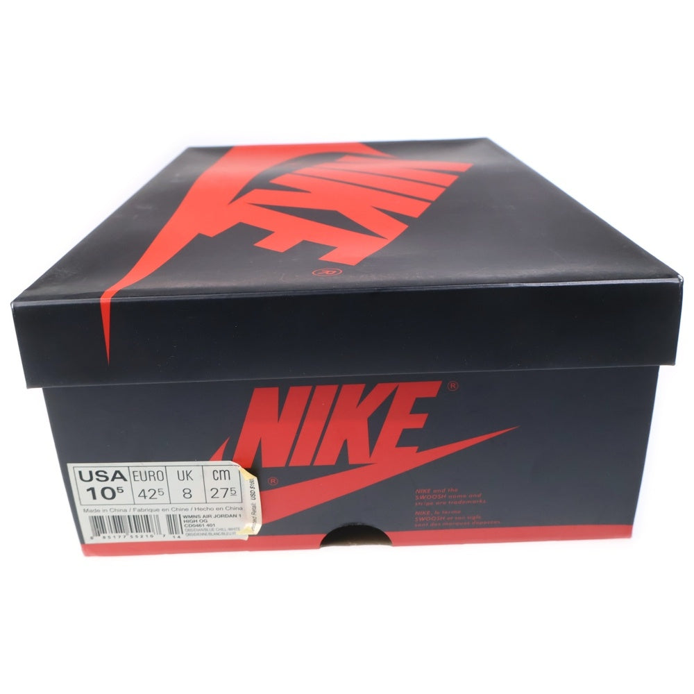 NIKE(ナイキ) WMNS AIR JORDAN 1 HIGH OG BLUE CHILL CD0461-401 エアジョーダン1ハイオージーブルーチルスニーカー ブルー/ブラック/ホワイト US10.5/27.5cm レディース