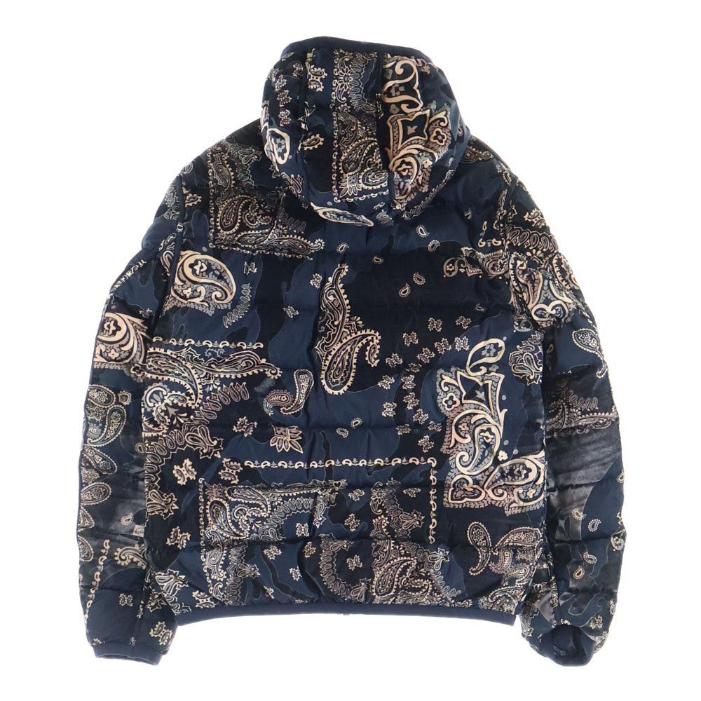 MONCLER(モンクレール) モンクレール FREVILLE ペイズリー柄 リバーシブル ダウンジャケットネイビー G20911A00015 68950