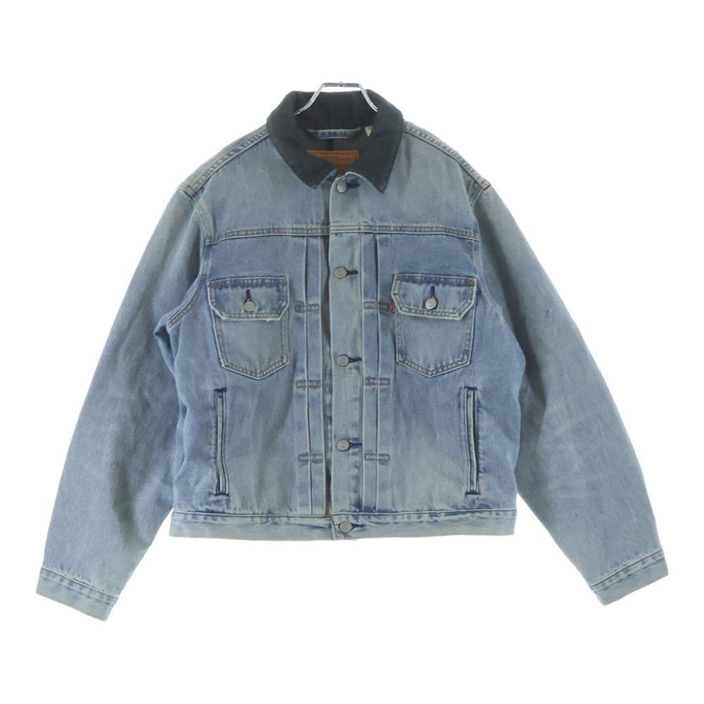 Gジャン/デニムジャケット STUSSY  LEVI'S EMBOSSED TRUCKER JACKET STUSSY(ステューシー) ×Levi's Embossed Trucker Jacket バックロゴ
