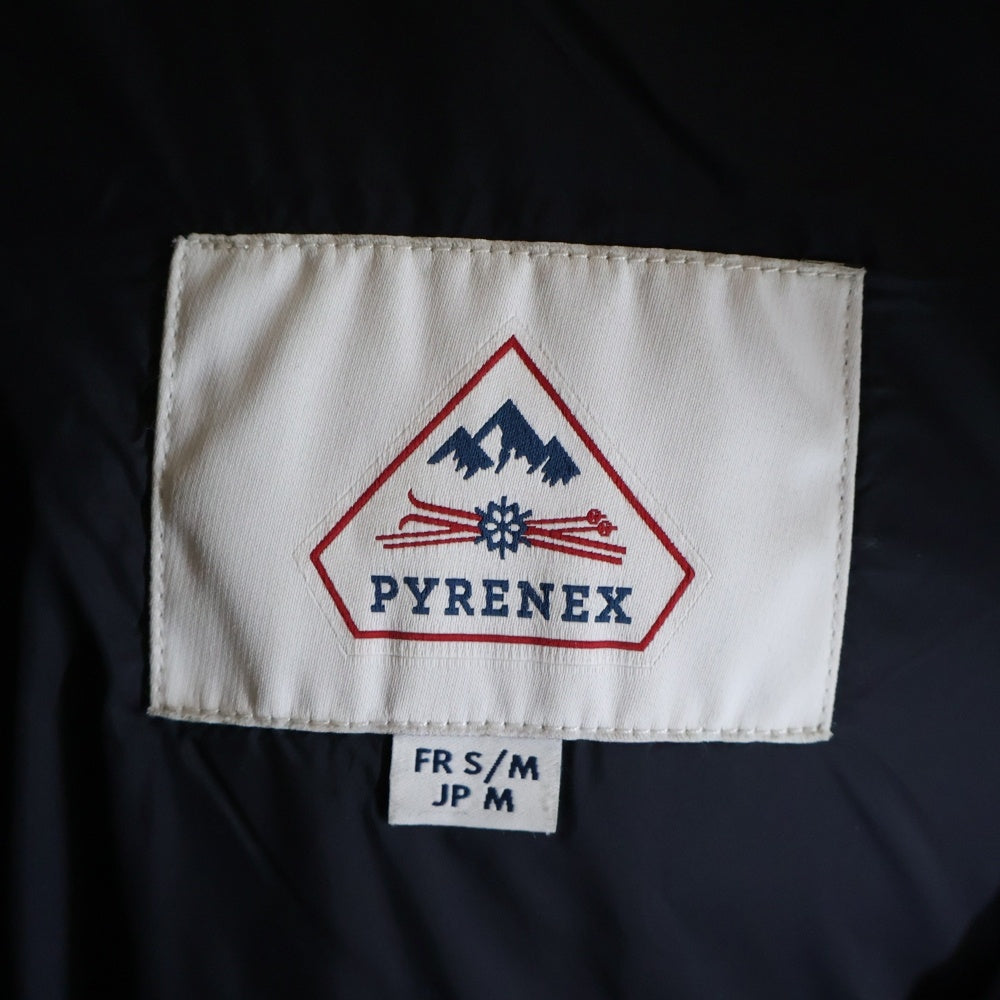 PYRENEX(ピレネックス) ANNECY FUR アヌシー ファー付きジップアップジャケット CFJPN1700046 ブラック