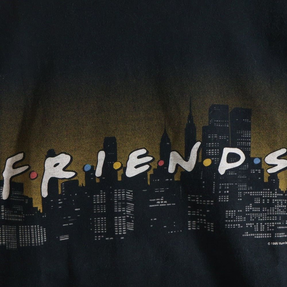 VINTAGE(ヴィンテージ) 90S FRIENDS 1995 PROMO フレンズ グラフィックプリント 半袖Tシャツ ブラック