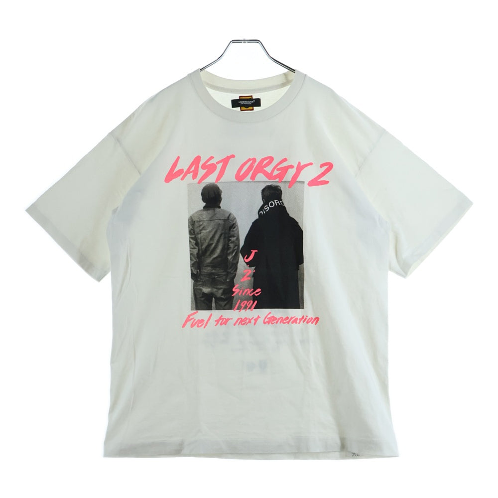 HUMAN MADE(ヒューマンメイド) ×UNDERCOVER LAST ORGY2 S プリント半袖Tシャツカットソー ホワイト XX24TE002