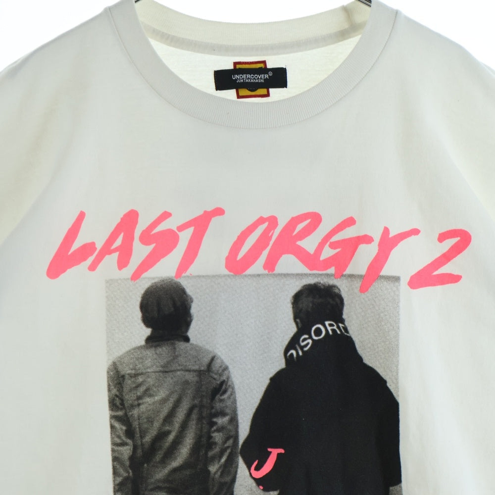 HUMAN MADE(ヒューマンメイド) ×UNDERCOVER LAST ORGY2 S プリント半袖Tシャツカットソー ホワイト XX24TE002