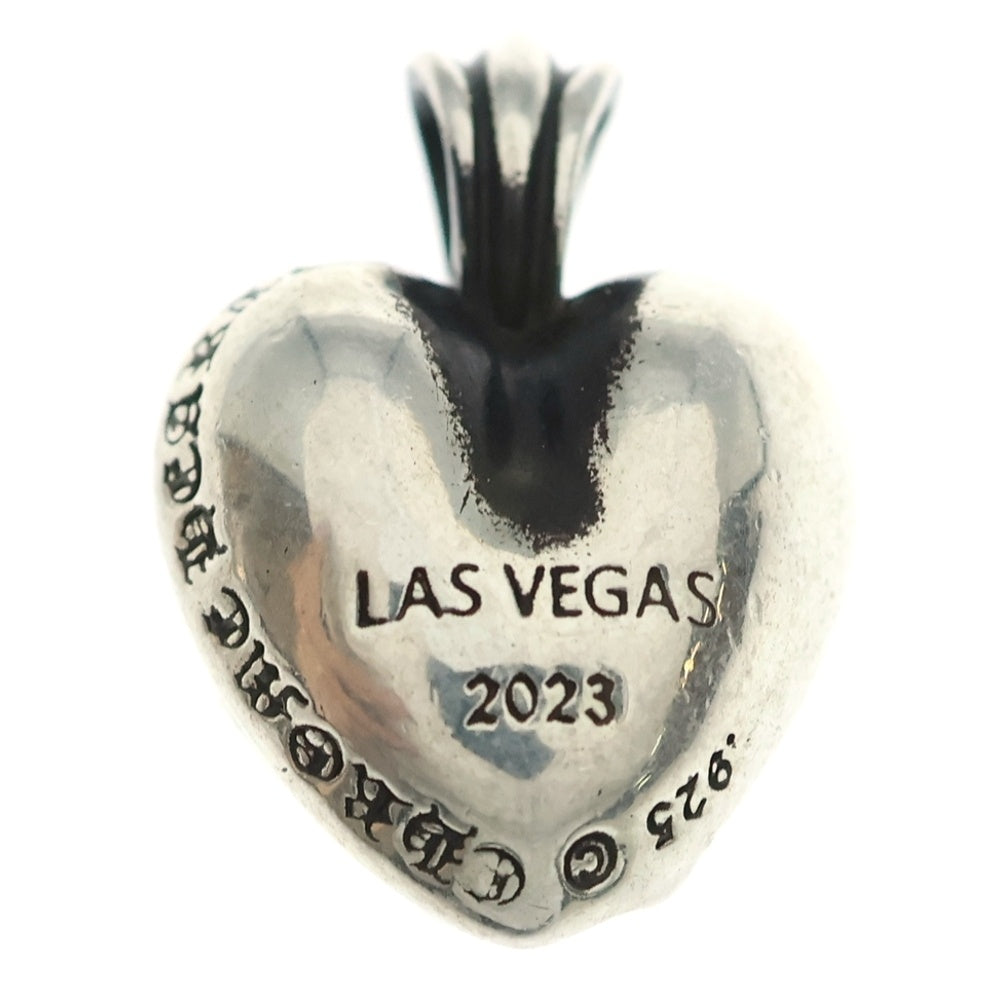 CHROME HEARTS(クロムハーツ) HEART CHARM LAS VEGAS ラスベガス限定 ハートチャーム ペンダントトップ シルバー BCA277