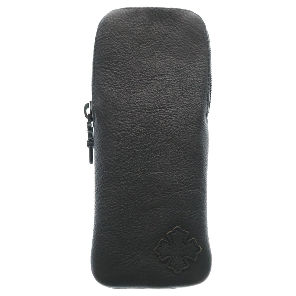 CHROME HEARTS(クロムハーツ) CASE アイウェアケース 眼鏡ケース レザー ブラック
