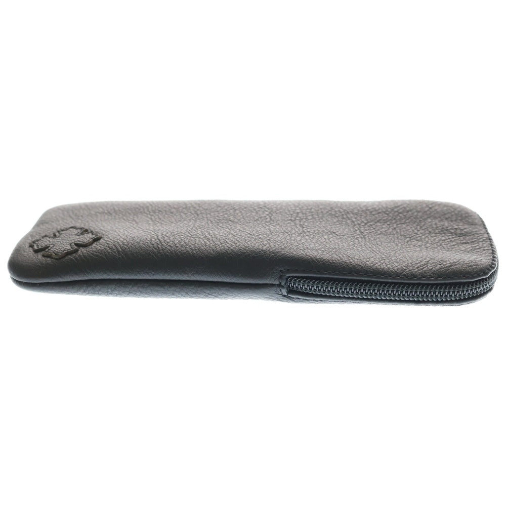CHROME HEARTS(クロムハーツ) CASE アイウェアケース 眼鏡ケース レザー ブラック