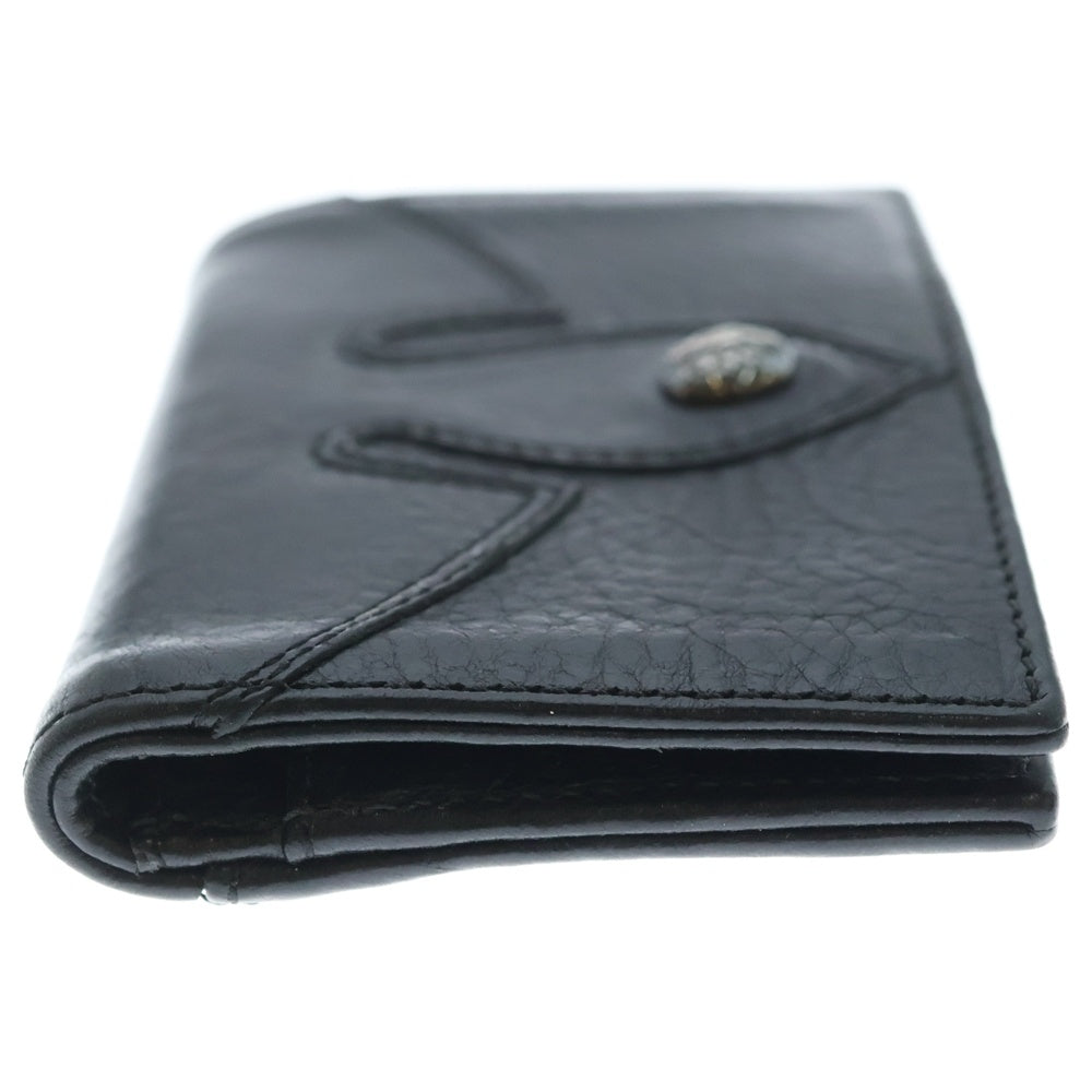 CHROME HEARTS(クロムハーツ) FLERKNEE CARD CASE フレアニーレザーカードケース ブラック