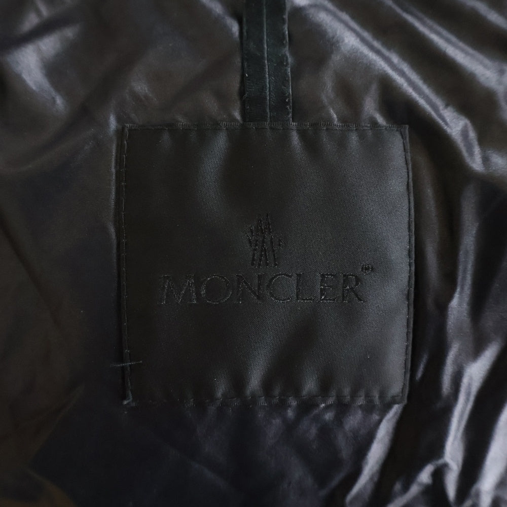MONCLER(モンクレール) 21AW ×POLARTEC MALAVOY GIUBBOTTO MALAVOY G20911A00084 899HL ×ポーラテック マラボイ フリース切り替え ダウンジャケット ホワイト/ブラック