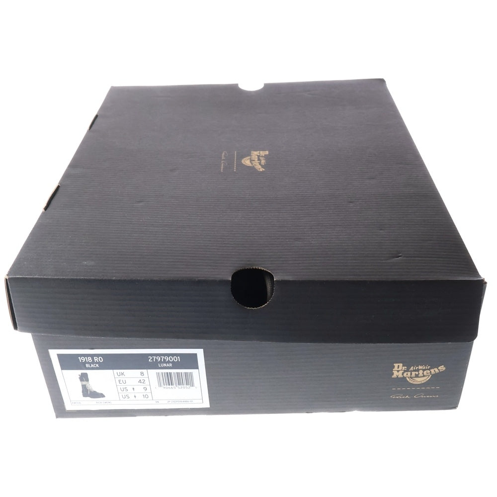 Rick Owens(リックオウエンス) × Dr.Martens 1918 18-Eye Boots 18ホール ブーツ 27979001 ブラック