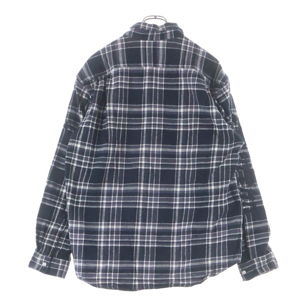 SUPREME(シュプリーム) 25SS Old English Plaid Flannel Shirt コットン フランネルシャツ ブラック