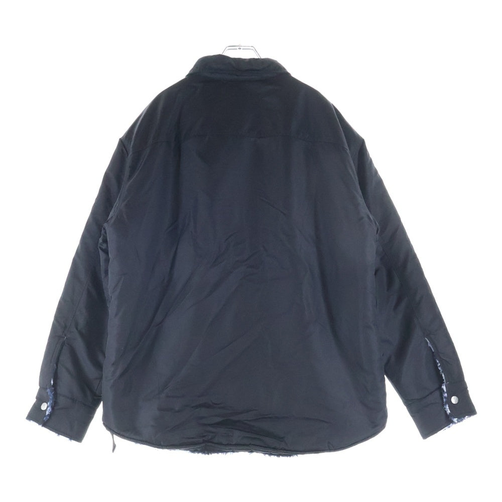 OAMC(オーエーエムシー) 25AW × PEACEMAKER Reversible Overshirt ピースメーカー オーバーサイズ シャツジャケット PCM2OJ06ANY00299 ブラック