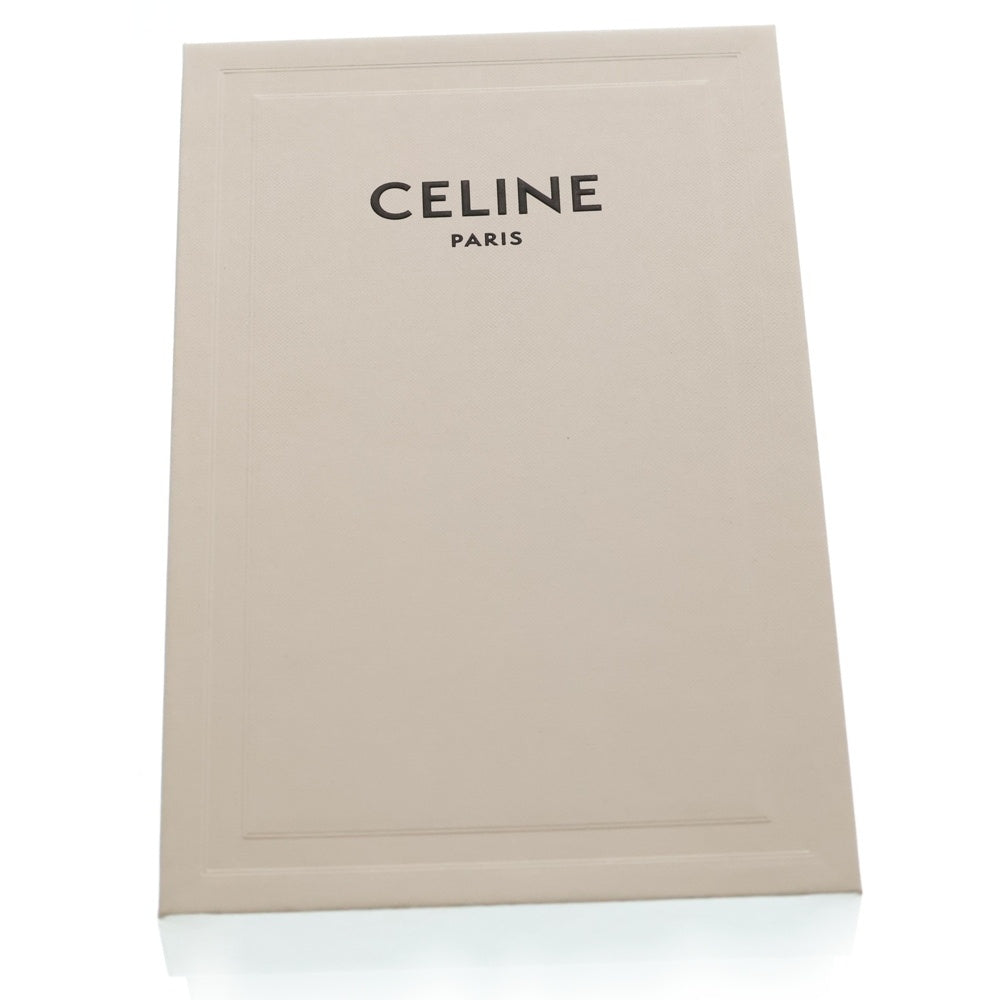 CELINE(セリーヌ) ウエスタンシルバーバックル レザーベルト F-NE-2272 ブラック/シルバー