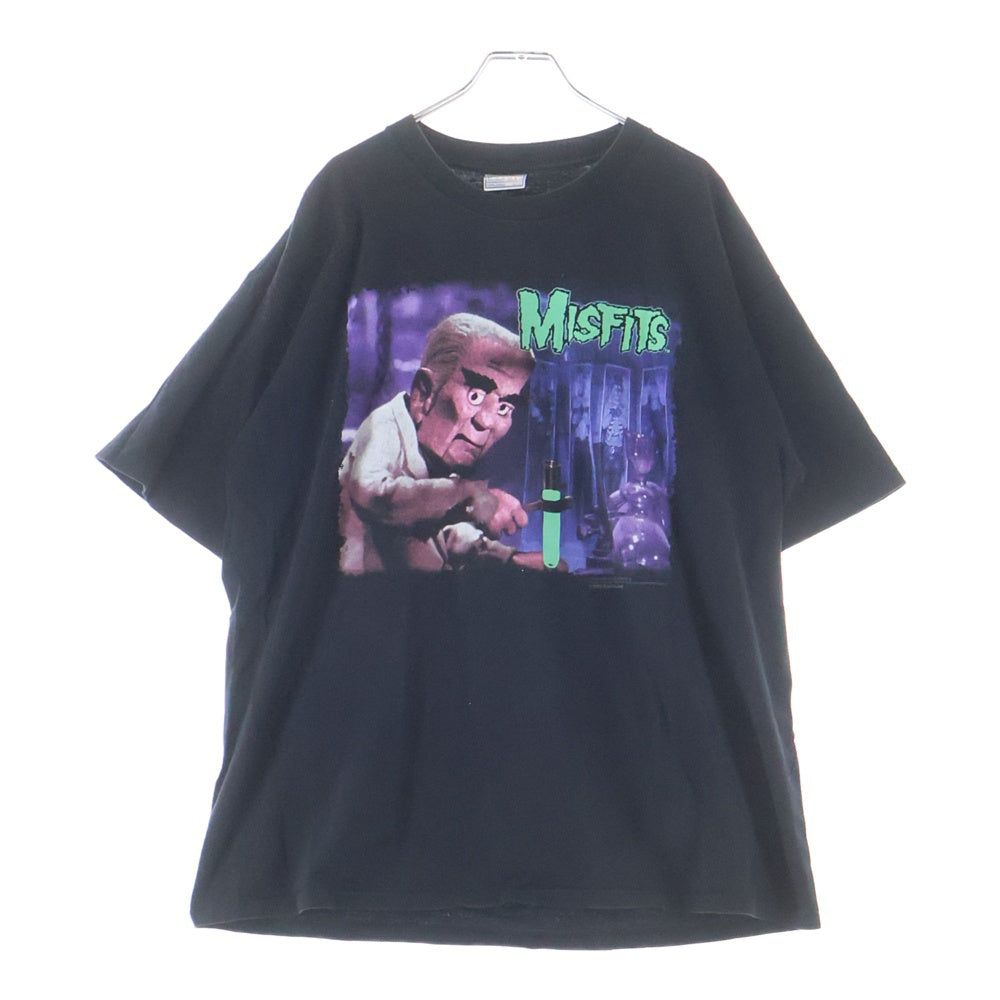 VINTAGE(ヴィンテージ) 90s MISFITS MAD MONSTER PARTY ミスフィッツ マッドモンスター パーティー 両面プリント Tシャツ 半袖カットソー ブラック
