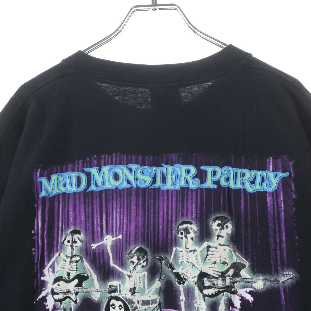 VINTAGE(ヴィンテージ) 90s MISFITS MAD MONSTER PARTY ミスフィッツ マッドモンスター パーティー 両面プリント Tシャツ 半袖カットソー ブラック