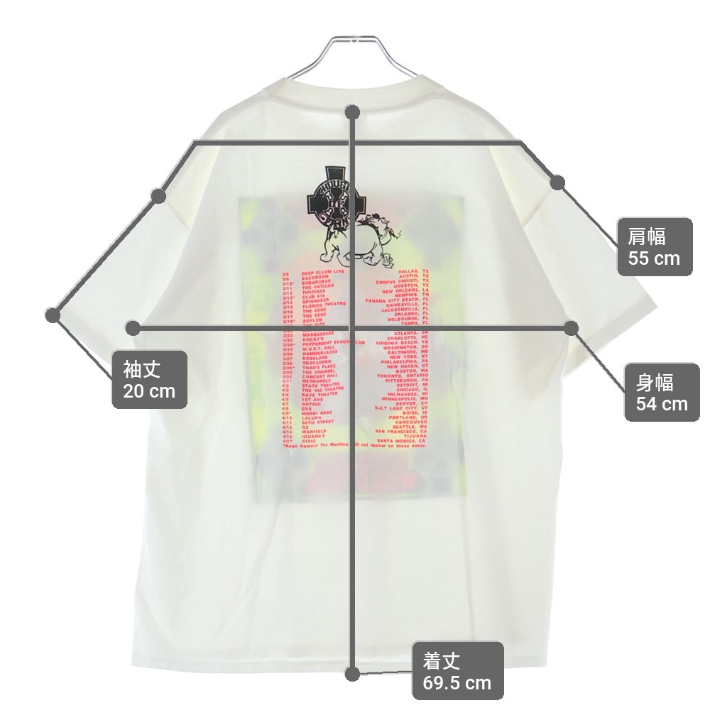 VINTAGE(ヴィンテージ) 90s KOZIK HOUSE OF PAIN アートプリント 半袖Tシャツカットソー ホワイト
