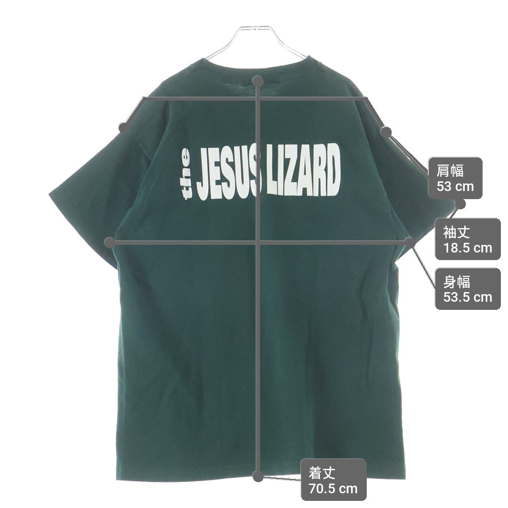 VINTAGE(ヴィンテージ) 90s THE JESUS LIZARD FALLING DOG 半袖Tシャツカットソー グリーン