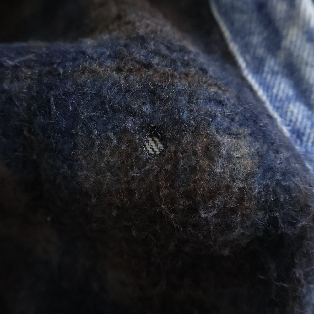 CARHARTT(カーハート) VINTAGE ACTIVE JACKET ヴィンテージ アクティブジャケット 裏地ブランケット デニムジップアップパーカー インディゴ