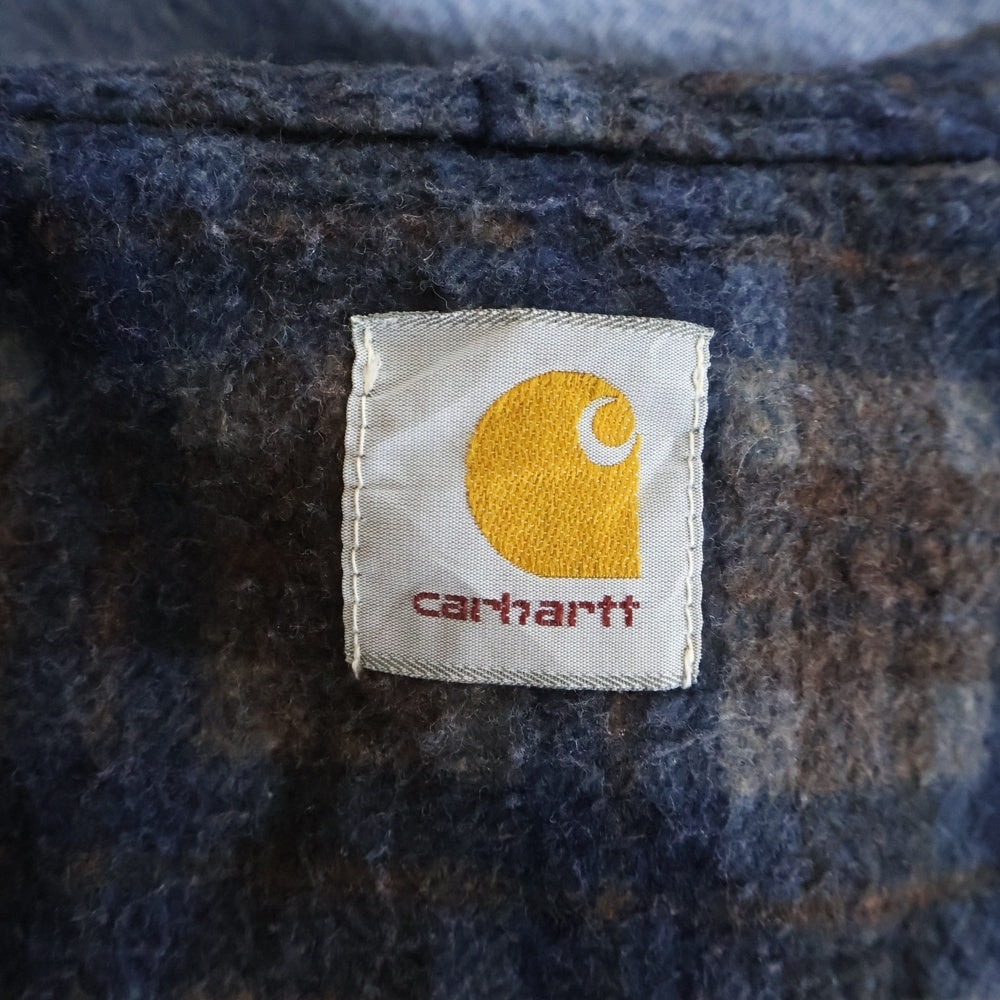CARHARTT(カーハート) VINTAGE ACTIVE JACKET ヴィンテージ アクティブジャケット 裏地ブランケット デニムジップアップパーカー インディゴ
