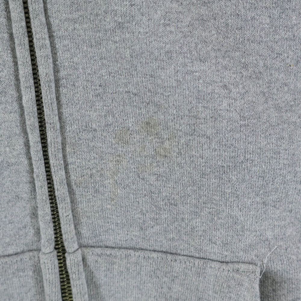 CHROME HEARTS(クロムハーツ) Y NOT ZIP GYN U PAPER JAM ラベル付きクロスパッチジップパーカー フーディー グレー