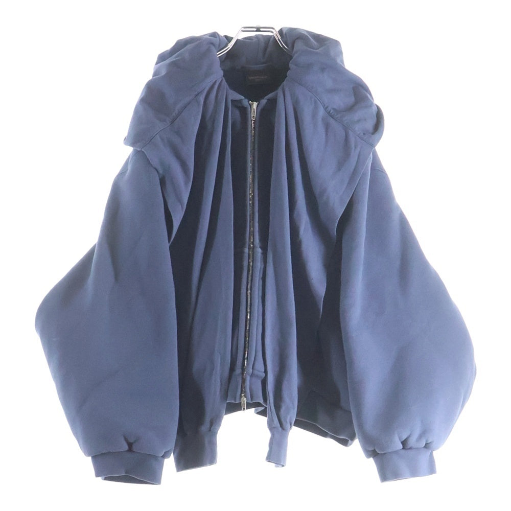 BALENCIAGA(バレンシアガ) 24AW Lined Incognito Zip-Up Hoodie ジップアップ ライドインコグニート フーディー ジップアップパーカー 794038 TQV84