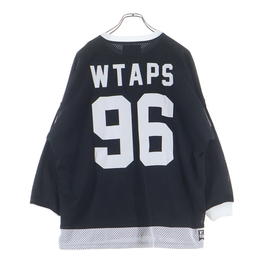 WTAPS(ダブルタップス) 22AW NETMINDER ネットマインダー メッシュロングスリーブシャツ ブラック 222ATDT-CSM06