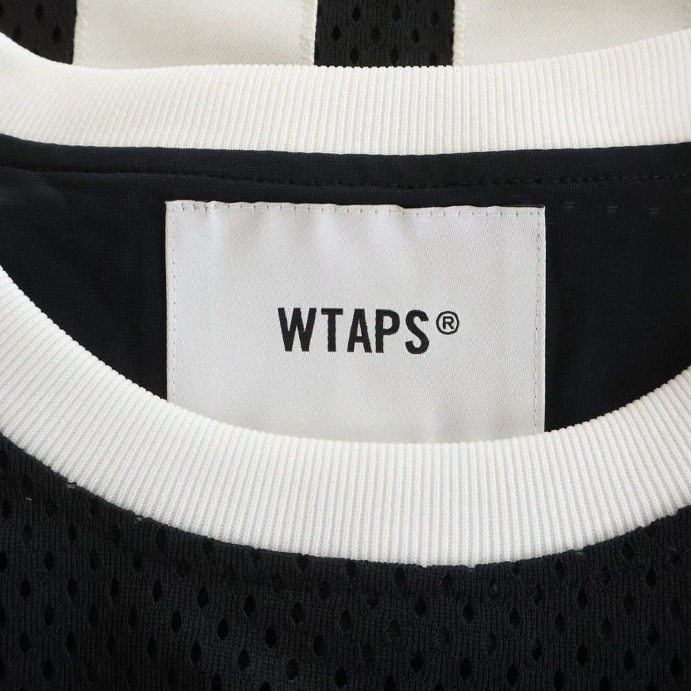 WTAPS(ダブルタップス) 22AW NETMINDER ネットマインダー メッシュロングスリーブシャツ ブラック 222ATDT-CSM06
