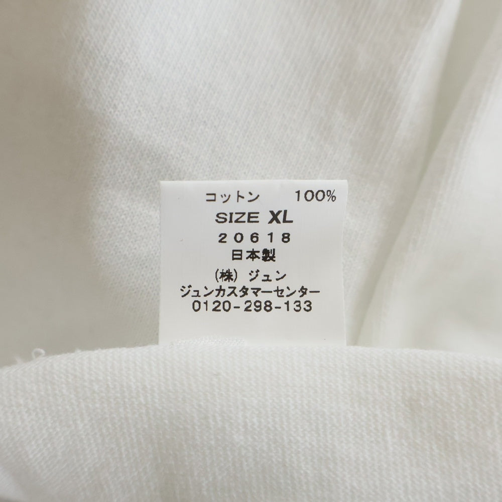 Bruce Weber(ブルースウェーバー) ×BIOTOP フォトプリント 半袖Tシャツカットソー ホワイト BOM-70700-A