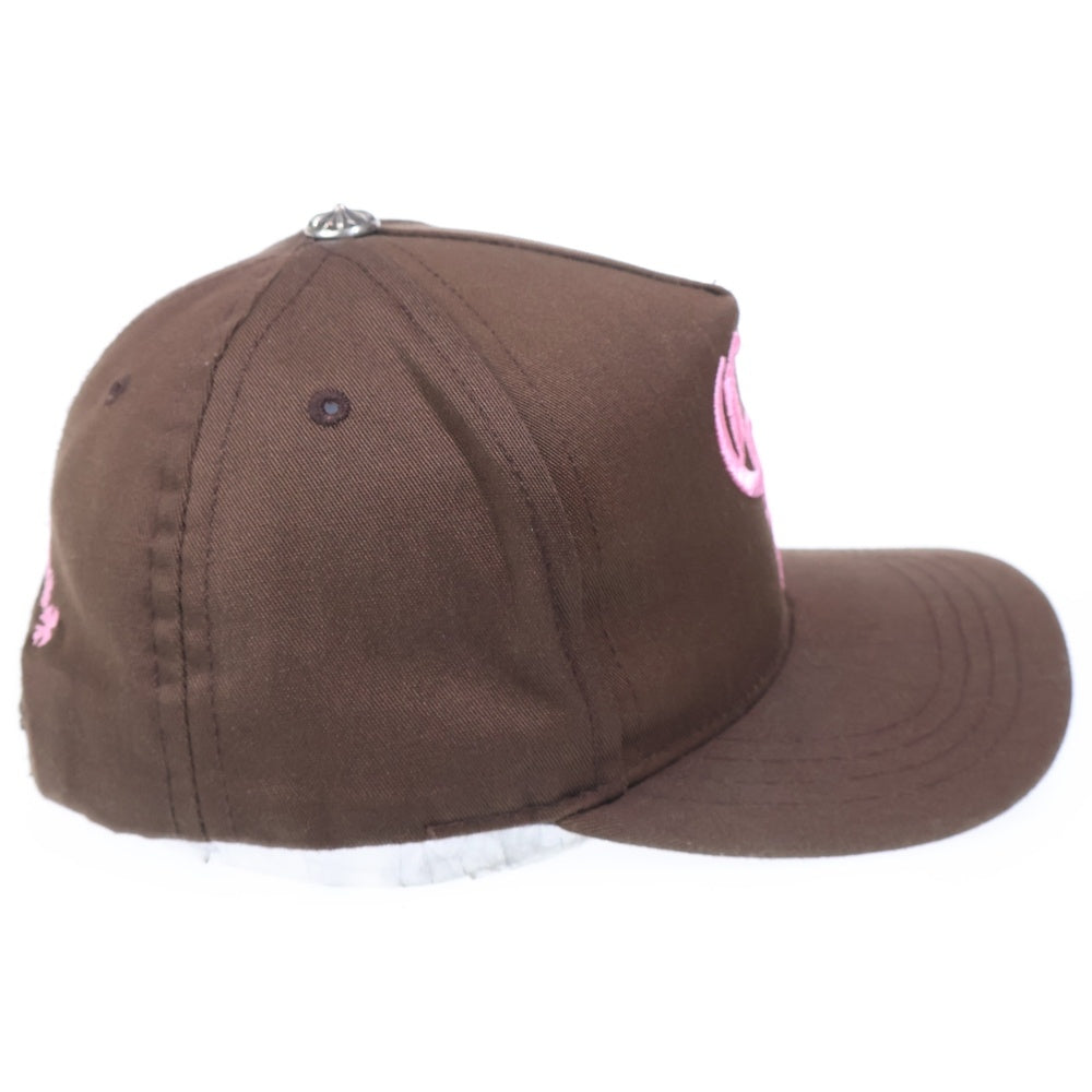 CHROME HEARTS(クロムハーツ) CH BASEBALL Trucker Cap トラッカーキャップ ベースボールキャップ 帽子 ブラウン/ピンク