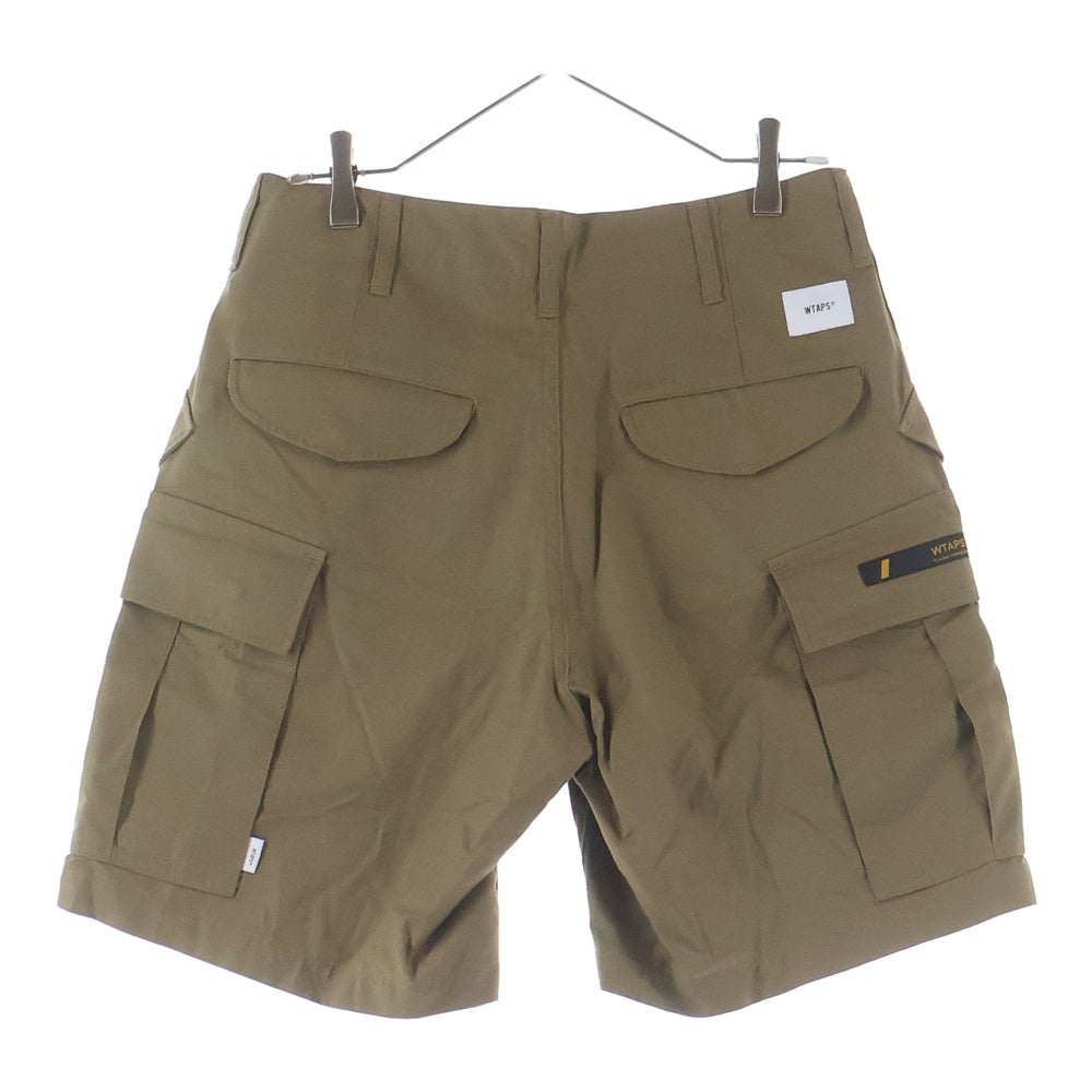 WTAPS(ダブルタップス) 21SS CARGO SHORTS COTTON RIPSTOP コットンリップストップ カーゴショーツ ブラウン ショートパンツ 211BRDT-PTM05
