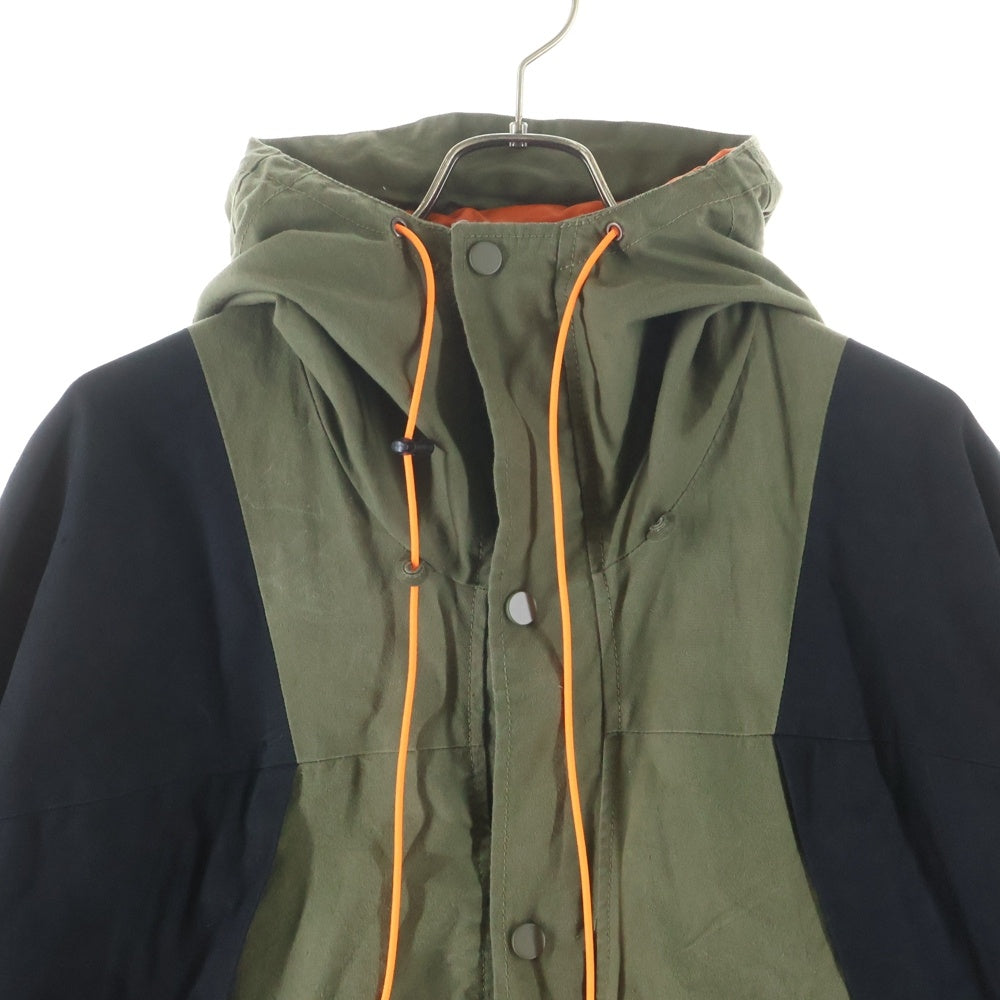 READY MADE(レディメイド) 2-TONE MOUNTAIN PARKA テントシェル マウンテンパーカー カーキ/ブラック