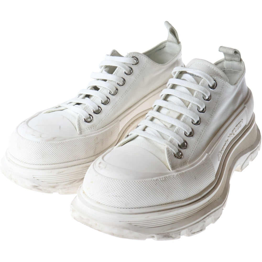 Alexander McQueen(アレキサンダーマックイーン) トレッドスリック キャンバス ローカットスニーカー ホワイト