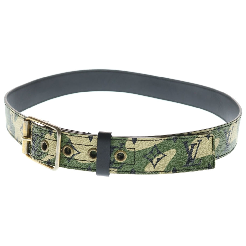 LOUIS VUITTON(ルイヴィトン) ×村上隆 サンチュール モノグラモフラージュ ベルト カモフラ M9646