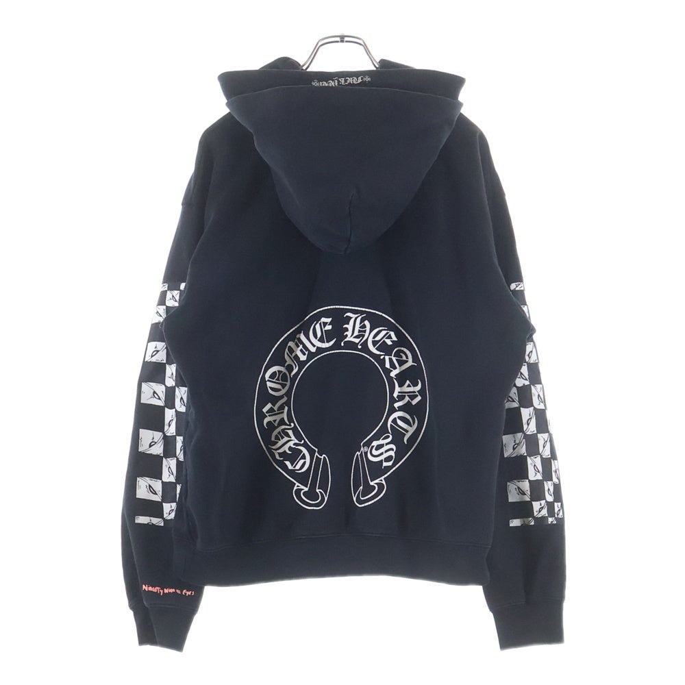 CHROME HEARTS クロムハーツ × MATTY BOY PPO HD PLVR FUCK YOU ダブルフーテッド チョンパープルオーバーパーカー CHROME HEARTS(クロムハーツ) × MATTY BOY PPO HD PLVR FUCK YOU