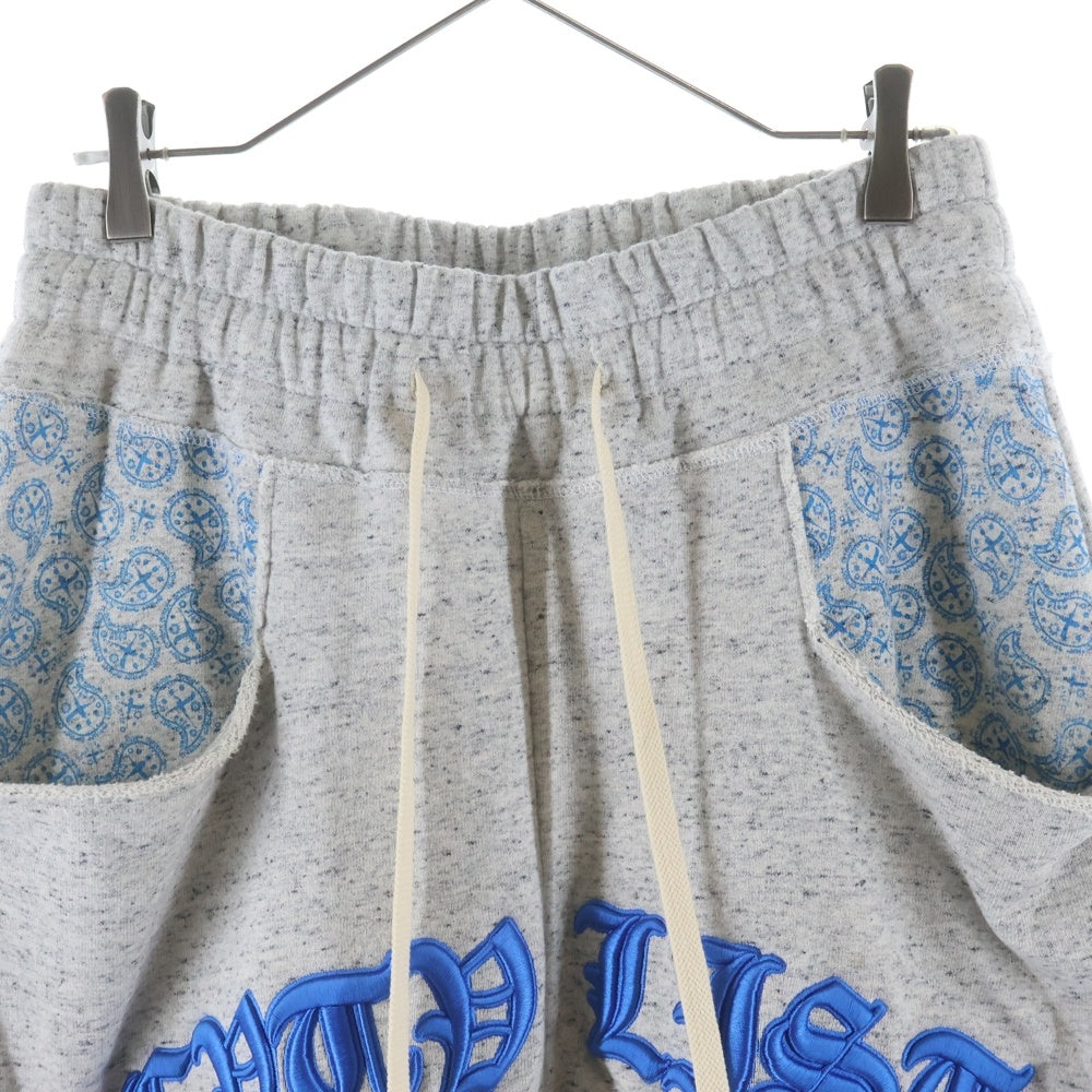 cvtvlist(カタリスト) 23AW Usual pants ユージュアルパンツ フロント刺繍スウェットパンツ 2301110401 グレー